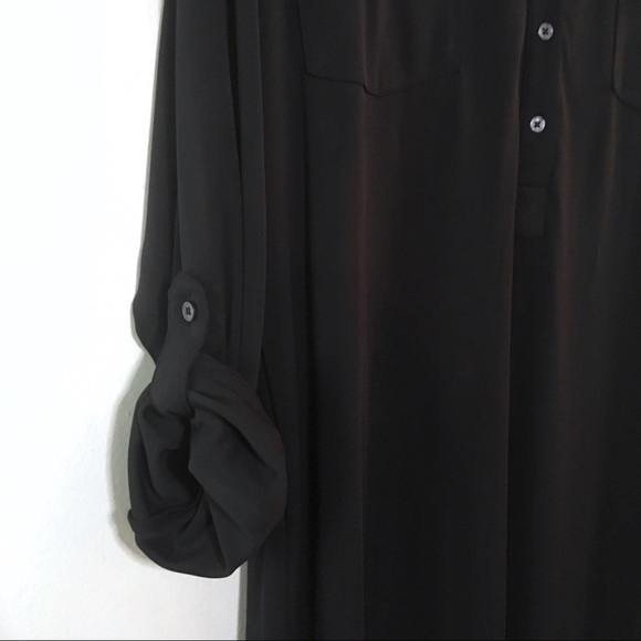 Land’s End black shirt dress NWOT - Picture 5 of 8